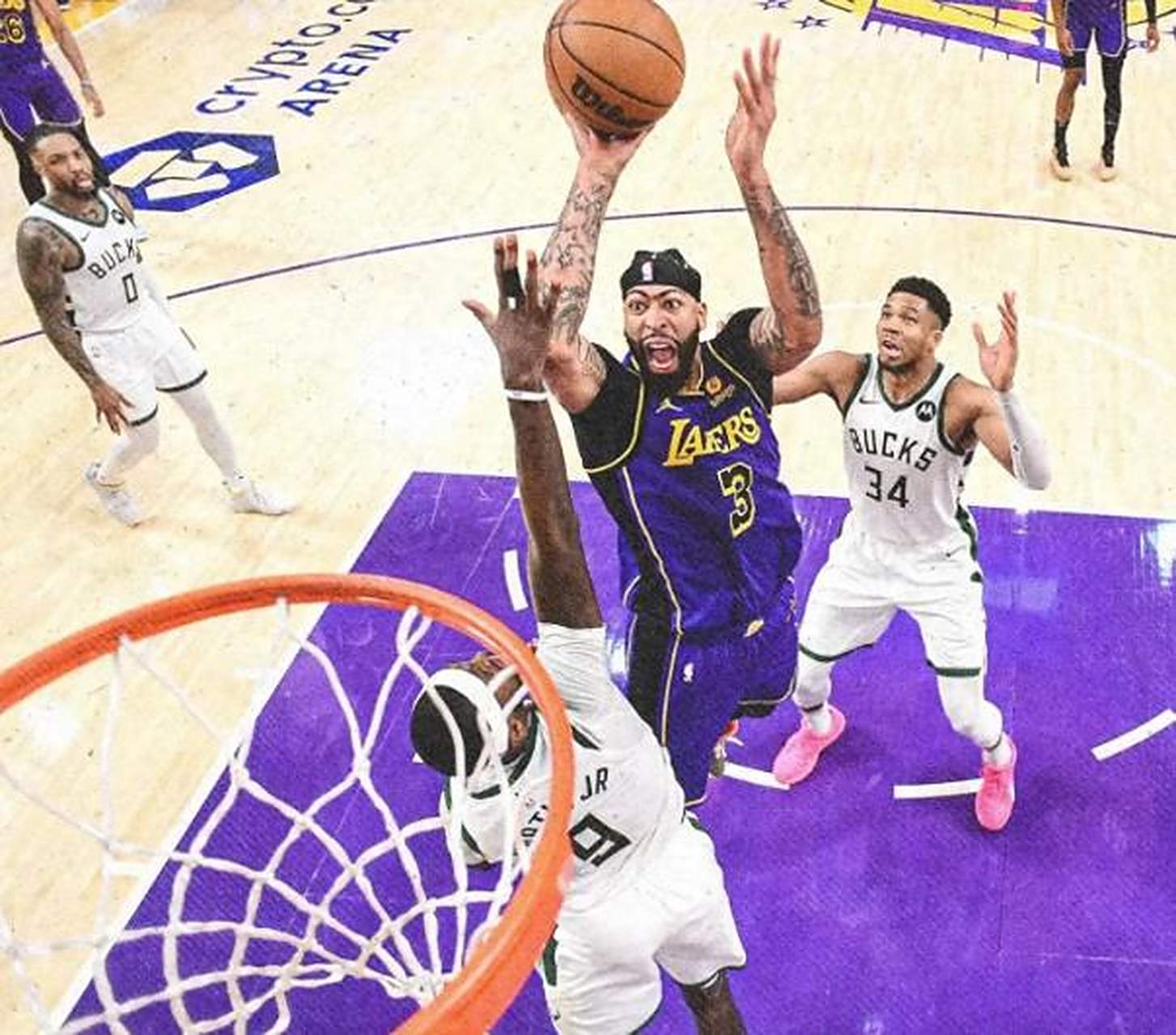 湖人险胜雄鹿B队，浓眉关键制胜